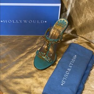 Beautiful Hollywould Aqua Cannes heels